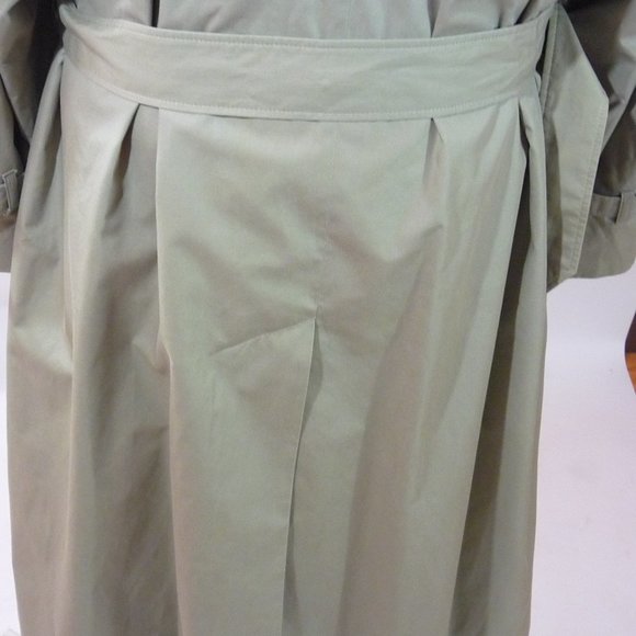 AQUASCUTUM Mens Trench Coat 38 short Aqua 5 Water - Picture 9 of 9